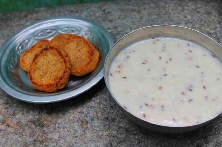 Payaru Paal Kanji Recipe