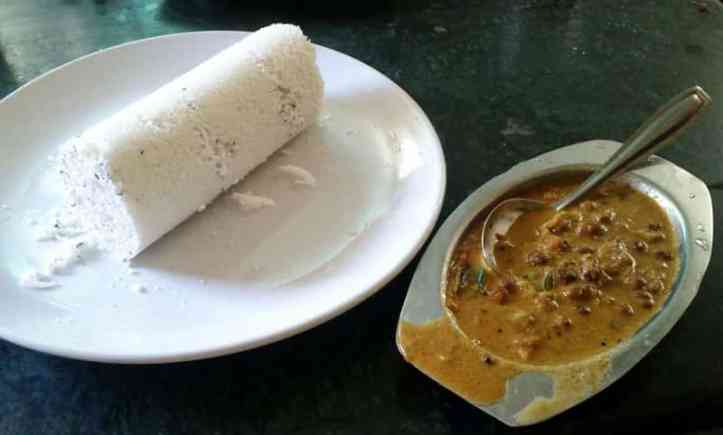 Puttu-Kadala Dish