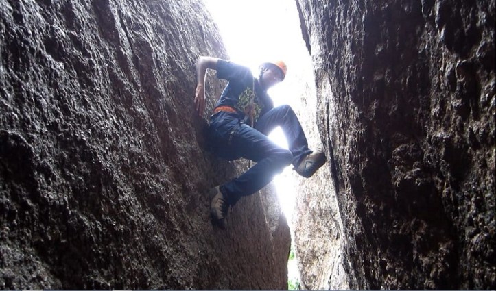 Rock climbing at ramgarh